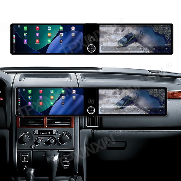 TPXINXIN Dual 12.3 inch Screen Car Radio For Jeep Grand Cherokee 2005-2007 Android GPS Navigation Multimedia Video Player Stereo Receiver Head Unit