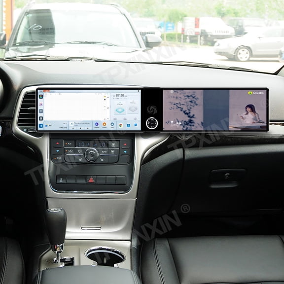 TPXINXIN Dual 12.3 inch Screen Car Radio For Jeep Grand Cherokee 2008-2012 Android GPS Navigation Multimedia Video Player Stereo Receiver Head Unit