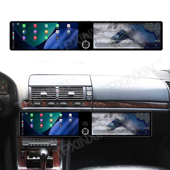 TPXINXIN Dual 12.3 inch Screen Car Radio For Mercedes Benz S Class 1991-1998 Android GPS Navigation Multimedia Video Player Stereo Receiver Head Unit