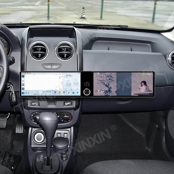 TPXINXIN Dual 12.3 inch Screen Car Radio For Renault Duster 2015-2020 Android GPS Navigation Multimedia Video Player Stereo Receiver Head Unit