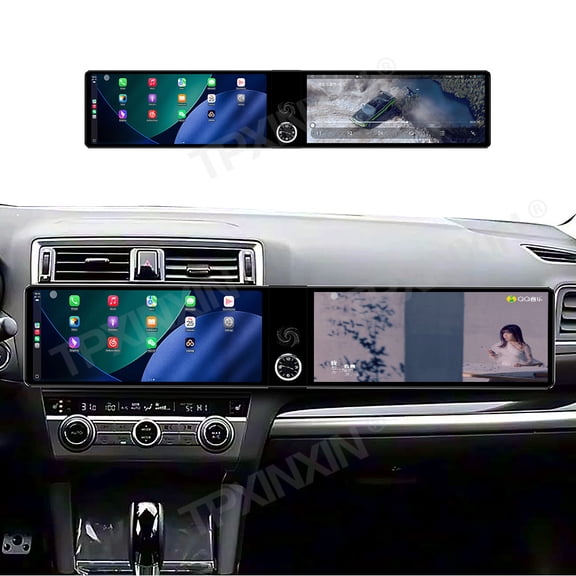 TPXINXIN Dual 12.3 inch Screen Car Radio For Subaru LEGACY/OUTBACK 2011-2021 Android GPS Navigation Multimedia Video Player Stereo Receiver Head Unit