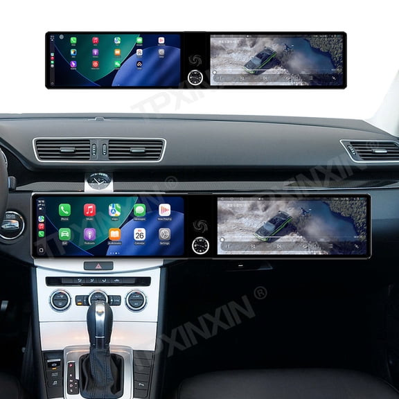 TPXINXIN Dual 12.3 inch Screen Car Radio For Volkswagen Magotan/CC 2012-2016 Android GPS Navigation Multimedia Video Player Stereo Receiver Head Unit