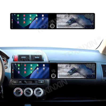 TPXINXIN Dual 12.3 inch Screen Car Radio For Honda Fit/Everus S1 City 2002-2007 Android GPS Navigation Multimedia Video Player Stereo Receiver Head Unit