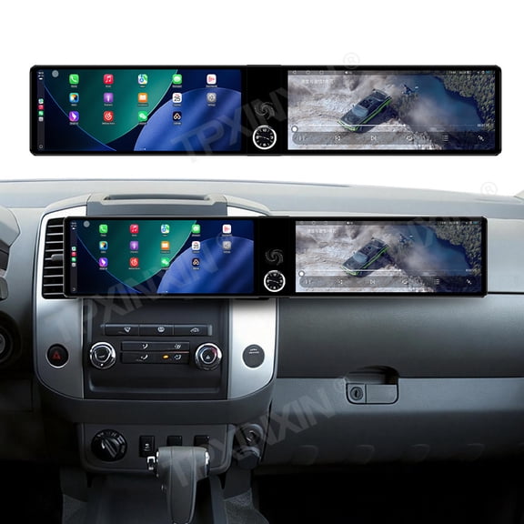 TPXINXIN Dual 12.3 inch Screen Car Radio For Nissan Frontier/Xterra 2011-2017 Android GPS Navigation Multimedia Video Player Stereo Receiver Head Unit