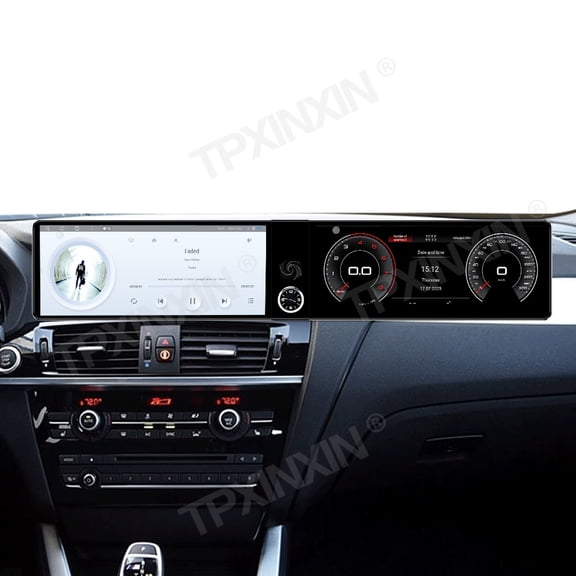 TPXINXIN Dual 12.3 inch Screen Carplay Android 14 Car GPS Navigation for BMW X3/X4 2013-2016 NBT Head Unit Multimedia Player Car Radio