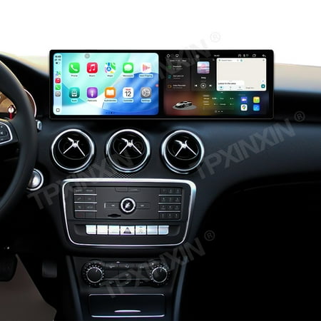 TPXINXIN Dual 9.1 inch Screen Car Radio For Mercedes-Benz A/GLA(X156) 2015-2019 Android 15 Multimedia Player GPS Navigation Auto DSP Stereo Host