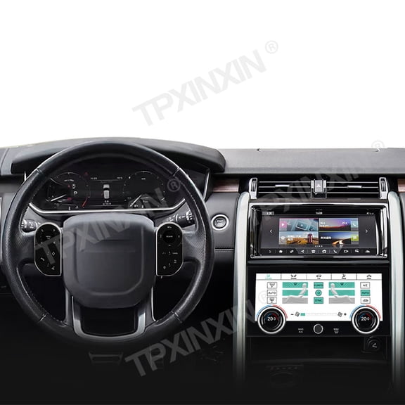 TPXINXIN For Land Rover Discovery 5 2017-2020 Auto Andriod 13 Car Radio + AC Climate Control Screen GPS Navi Carplay Stereo Head Unit DSP