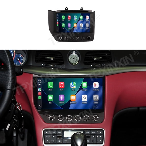 TPXINXIN New Qualcomm 10.33 inch Android 13 8 Core Car Radio Multimedia Player for Maserati GT 2007-2015 with BT GPS