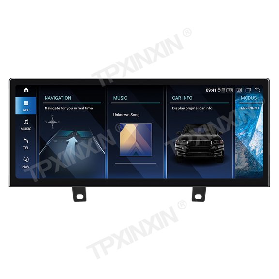 TPXINXIN Ultra-Thin 12.3 Inch for BMW X5(F15) 2014-2016 Android 13.0 Car Radio Multimedia Video Player Wireless Carplay