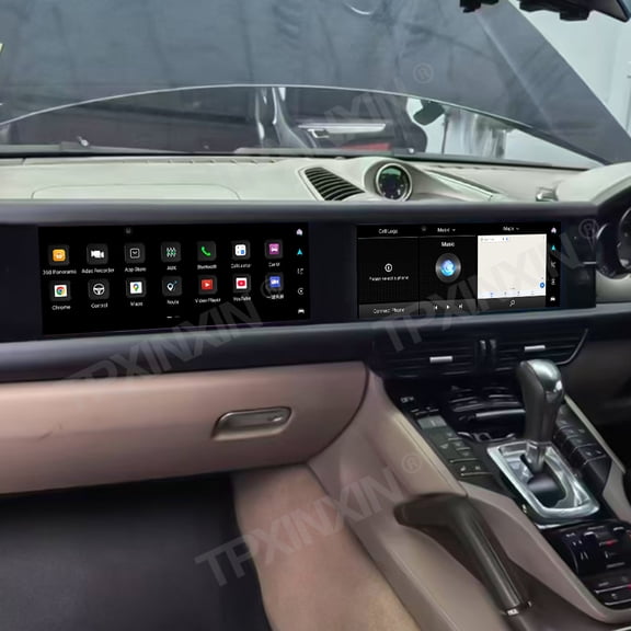 TPXINXIN for Porsche Cayenne 2010-2017 PCM 3.1 4.0 12.3 inch Car Radio Dual Screen Android Player Carplay GPS Head Unit Stereo Monitor