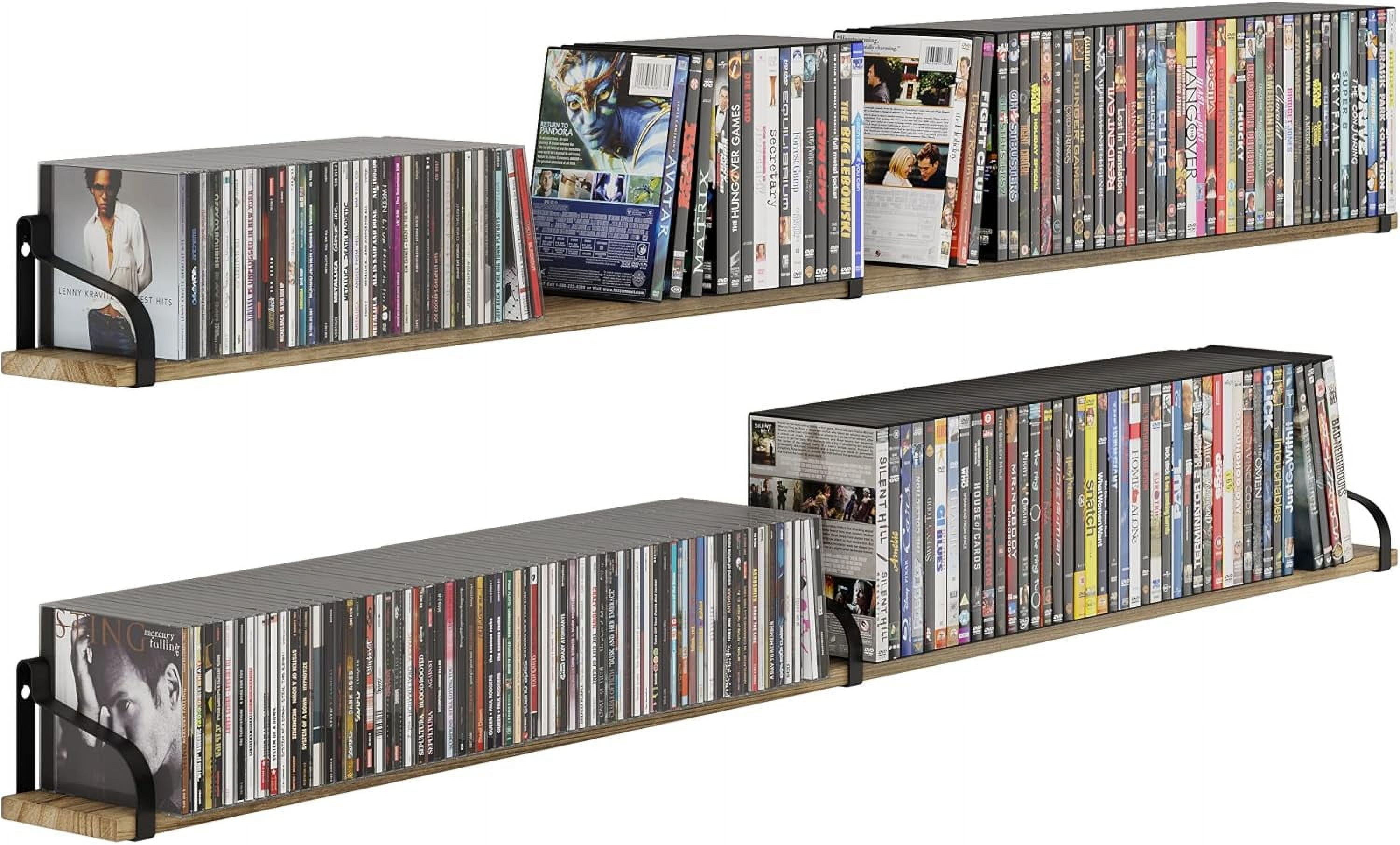 TPYUVNH Prato 60"x 4.5" Floating Shelves for Wall Decor DVD CD Storage