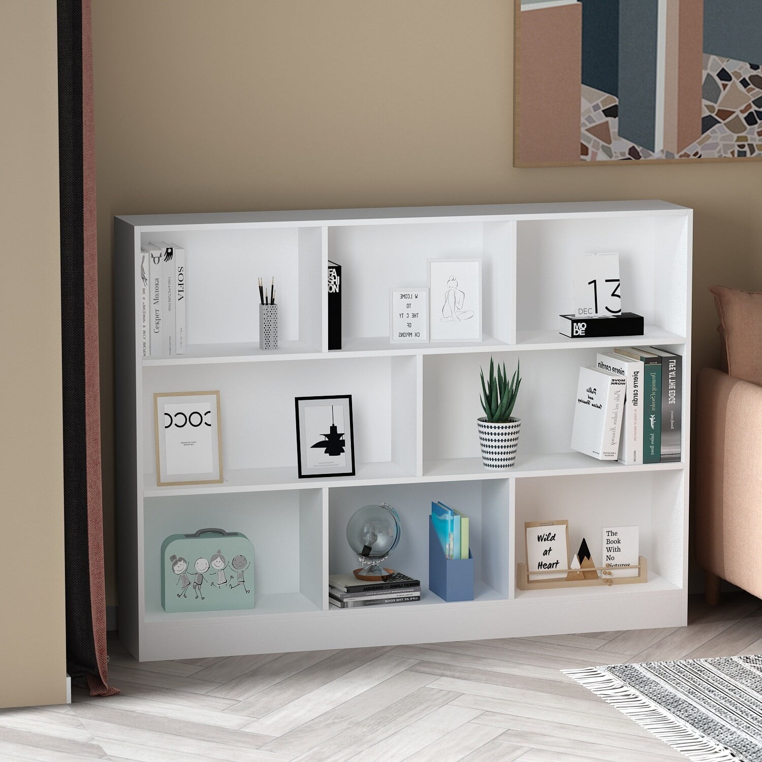 TQ 40.9'' H x 59'' W Standard Bookcase - Walmart.com