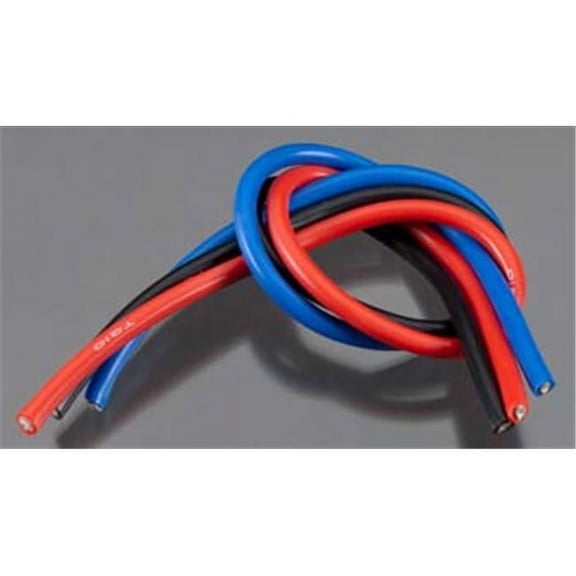 TQ Wire 1103 10 Gauge Wire 1 Brushed Kit Black/Red/Blue