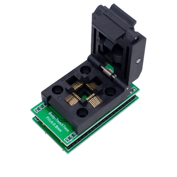 TQFP32 QFP32 to DIP32 IC Programmer Adapter Chip Test Socket Burning Seat Integrated Circuits