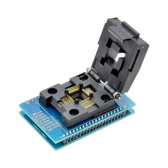 TQFP44 to DIP40 Test Socket Programming Burning Seat for ATmega Series Easy