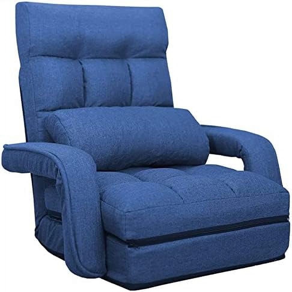 TQNLKGZ Floor Chair for Adults Chaise Lounge Indoor Foldable Lazy Sofa ...