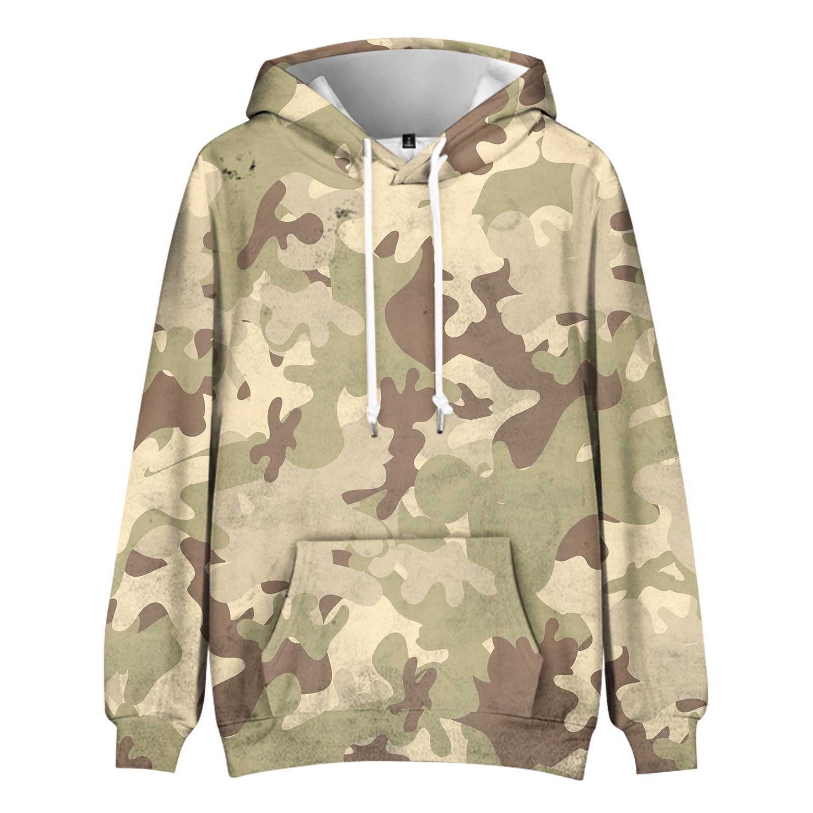 TQWQT Camo Hoodies for Men Heavyweight Long Sleeve Casual Big and Tall — free download