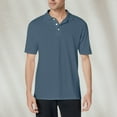 thumbnail image 1 of TQWQT Cyan Golf Polo Shirts for Men Short Sleeve Polo Shirts Collared Wicking Lightweight Golf Shirts Moisture Wicking Golf Shirts L, 1 of 4