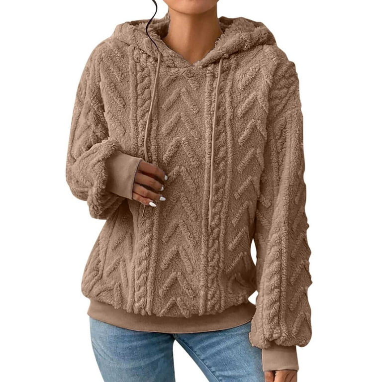 Chunky Knitted Hoodie Sweater