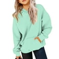 thumbnail image 1 of TQWQT Girl's Hoodie Size 10-12 Oversized Sweatshirts Long Sleeve Basic Light Green Hoodie Cute Hooded Pullover Hoodies Trendy Sweatshirts 2-3 Years, 1 of 5