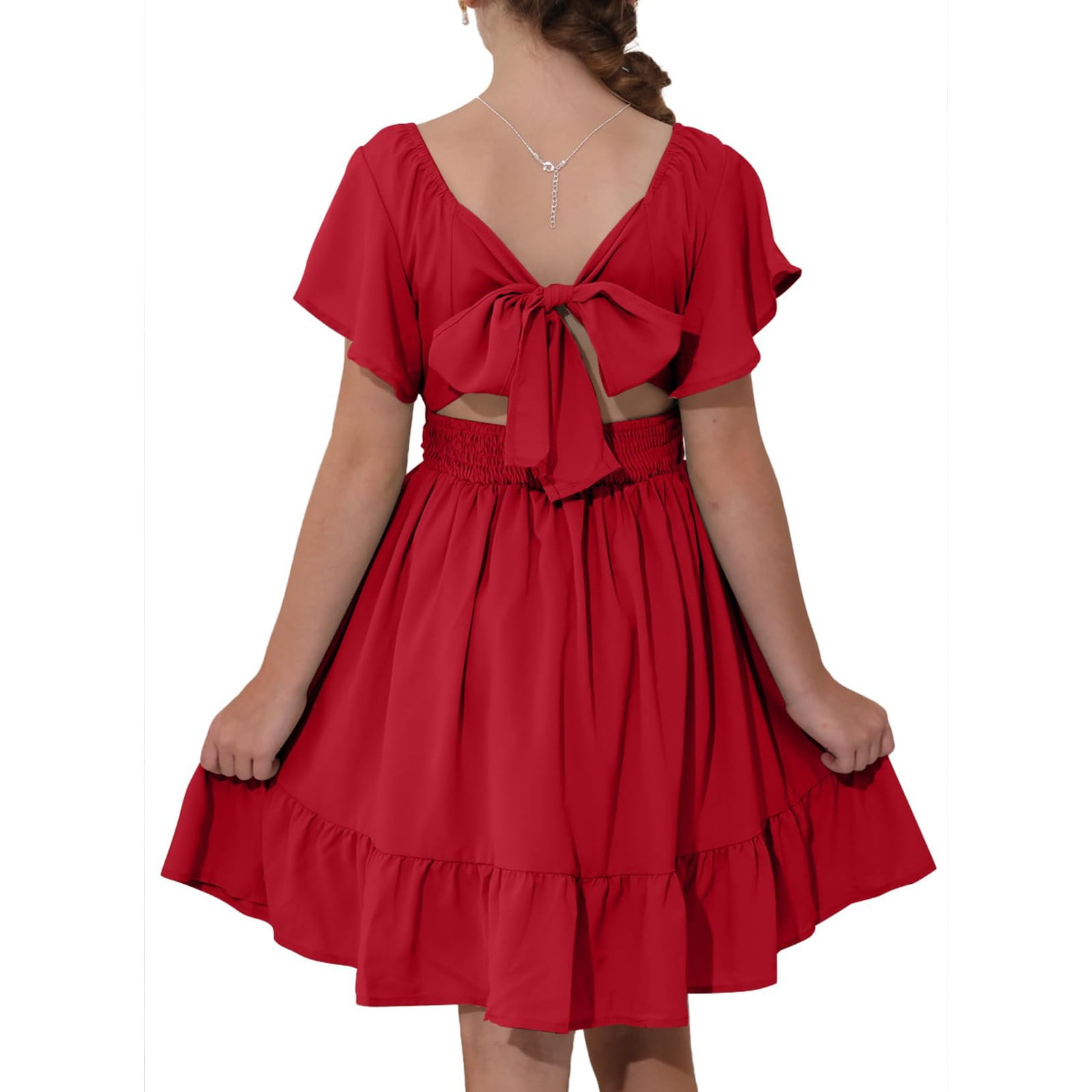 TQWQT Girls Dresses Size 8-9 Off Shoulder Dress Summer Cute Red Dress Size 10-12 Kids Square Neck Formal Dress Trendy Plain Tween Girls Clothes - Walmart.com TQWQT Girls Dresses Size 8-9 Off Shoulder Dress Summer Cute Red Dress Size 10-12 Kids Square Neck Formal Dress Trendy Plain Tween Girls Clothes - Walmart.com