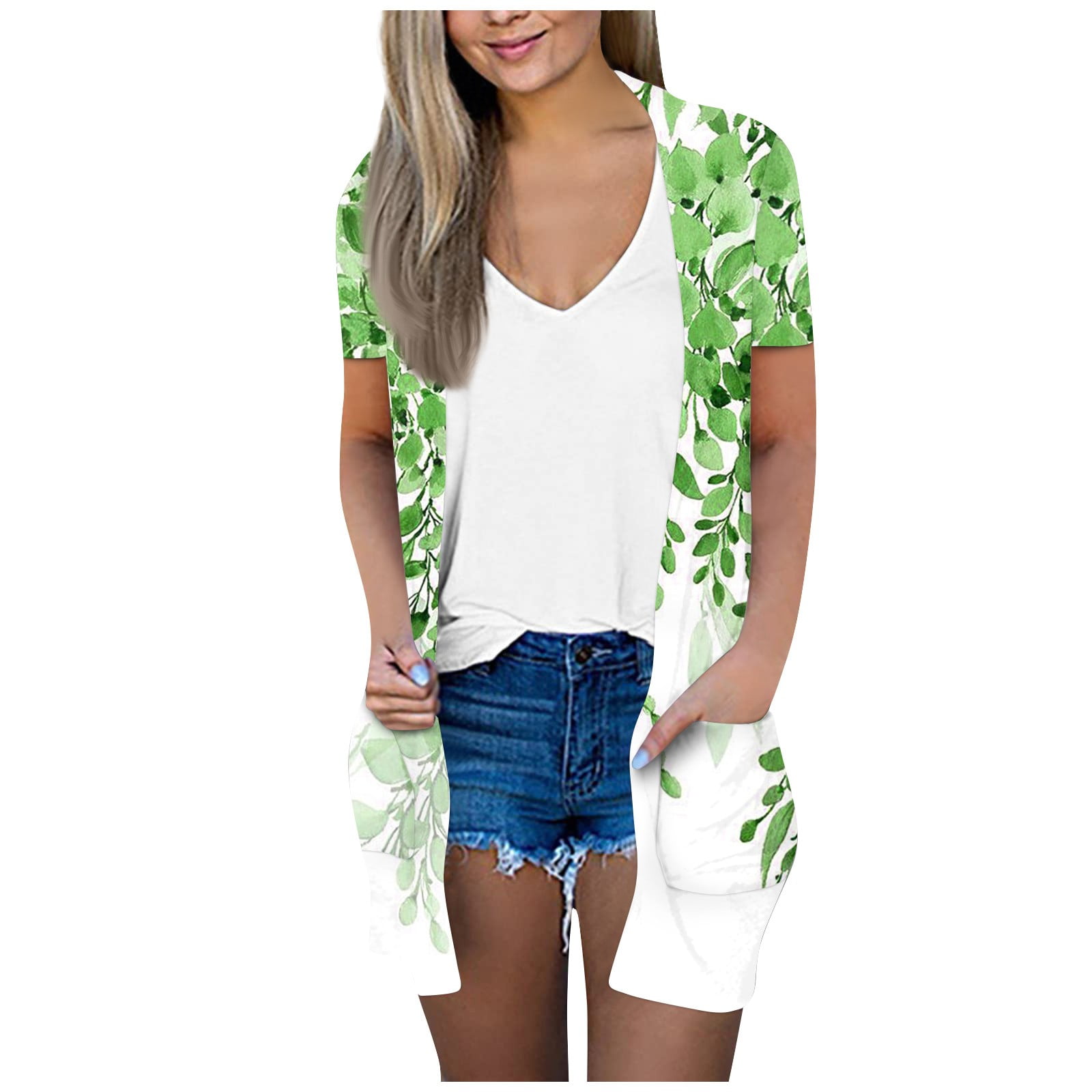 TQWQT Lightweight Cardigans for Women Lightweight Open Front Cardigans