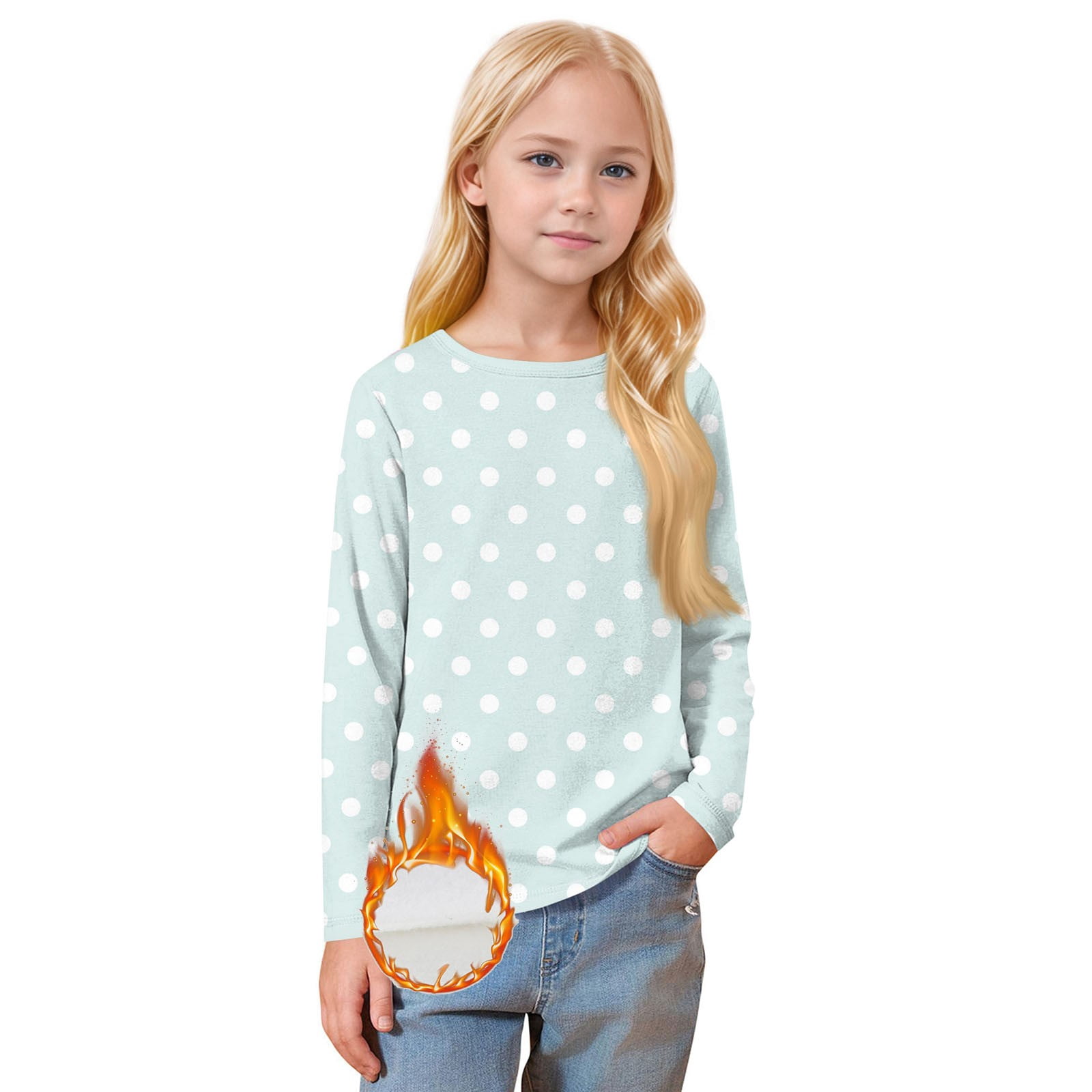 TQWQT Long Sleeve Shirts for Girls Size 910 Graphic Girls