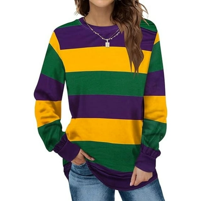 mardi gras tops plus size