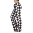 thumbnail image 1 of TQWQT Pajama Pants Women Plaid Comfy Flannel Pj Pants Wide Leg Christmas Matching Halloween Pajama Pants Flannel Drawstring Sleep Pajama Bottoms Gray M, 1 of 4