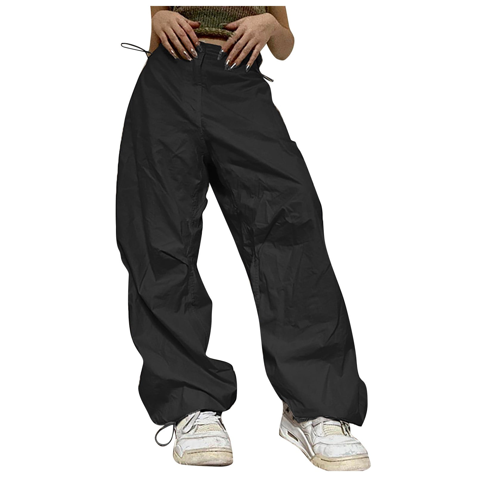  Mguotp Cargo Pants Women Plus Size High Rise Baggy Straight Leg Cargo  Pants Streetwear Straight Wide Leg Y2K Pants E1 Black : Clothing, Shoes &  Jewelry
