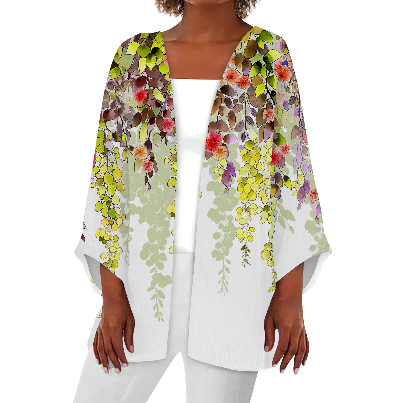 TQWQT Summer Shrugs for Women 3/4 Sleeve Summer Cardigans for Women