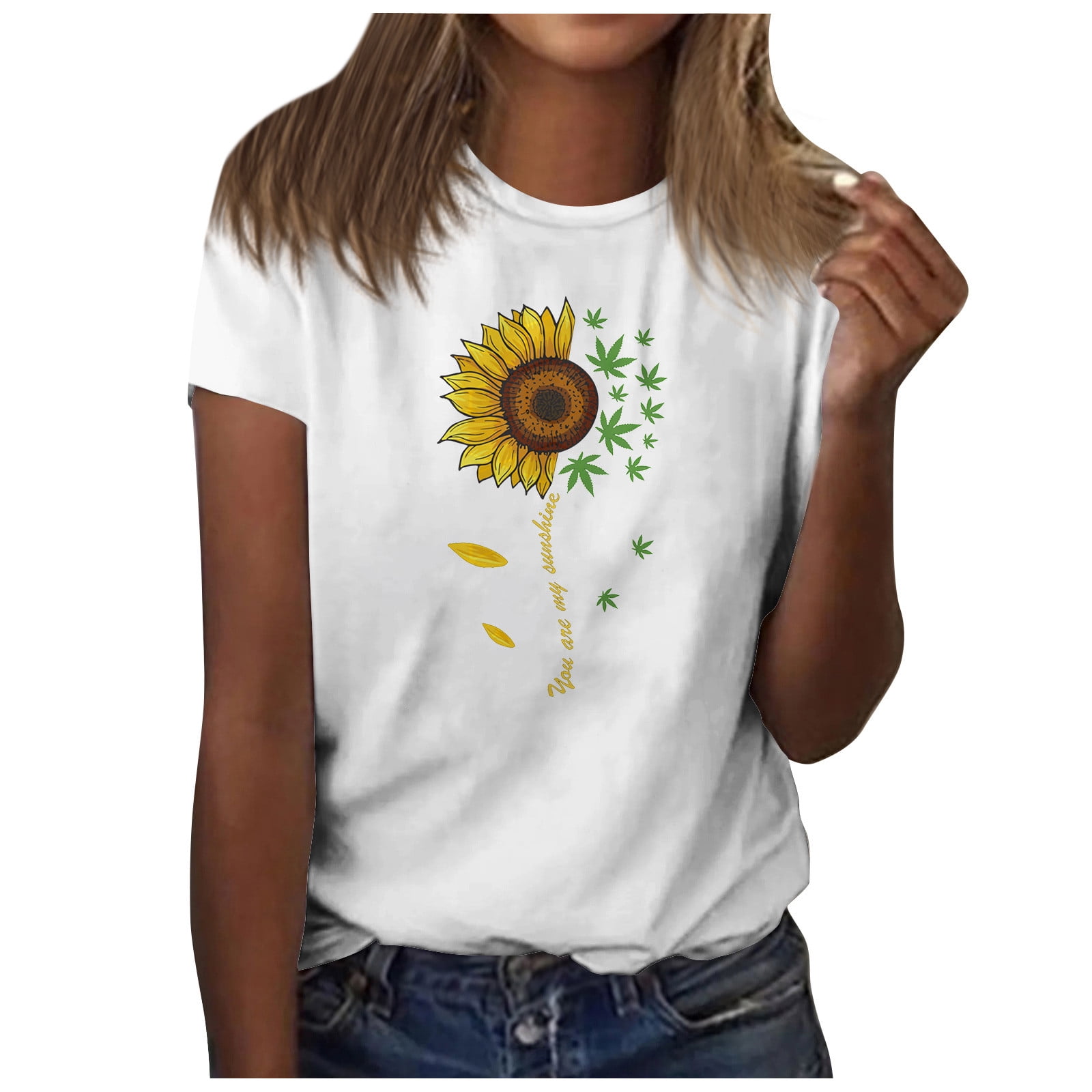 Cute sunflower sale shirts