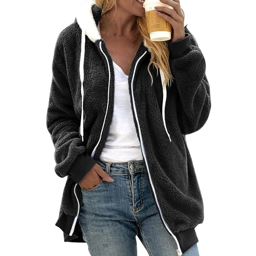 TQWQT Warm Winter Hoodies for Women, Fashion Plus Size Extreme Cold
