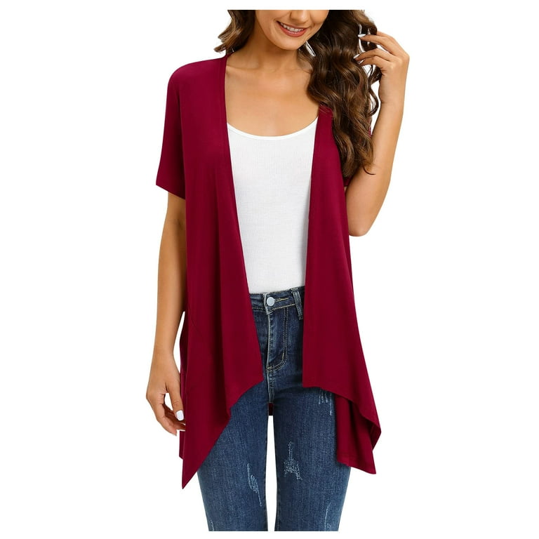 Open front high low cardigan online