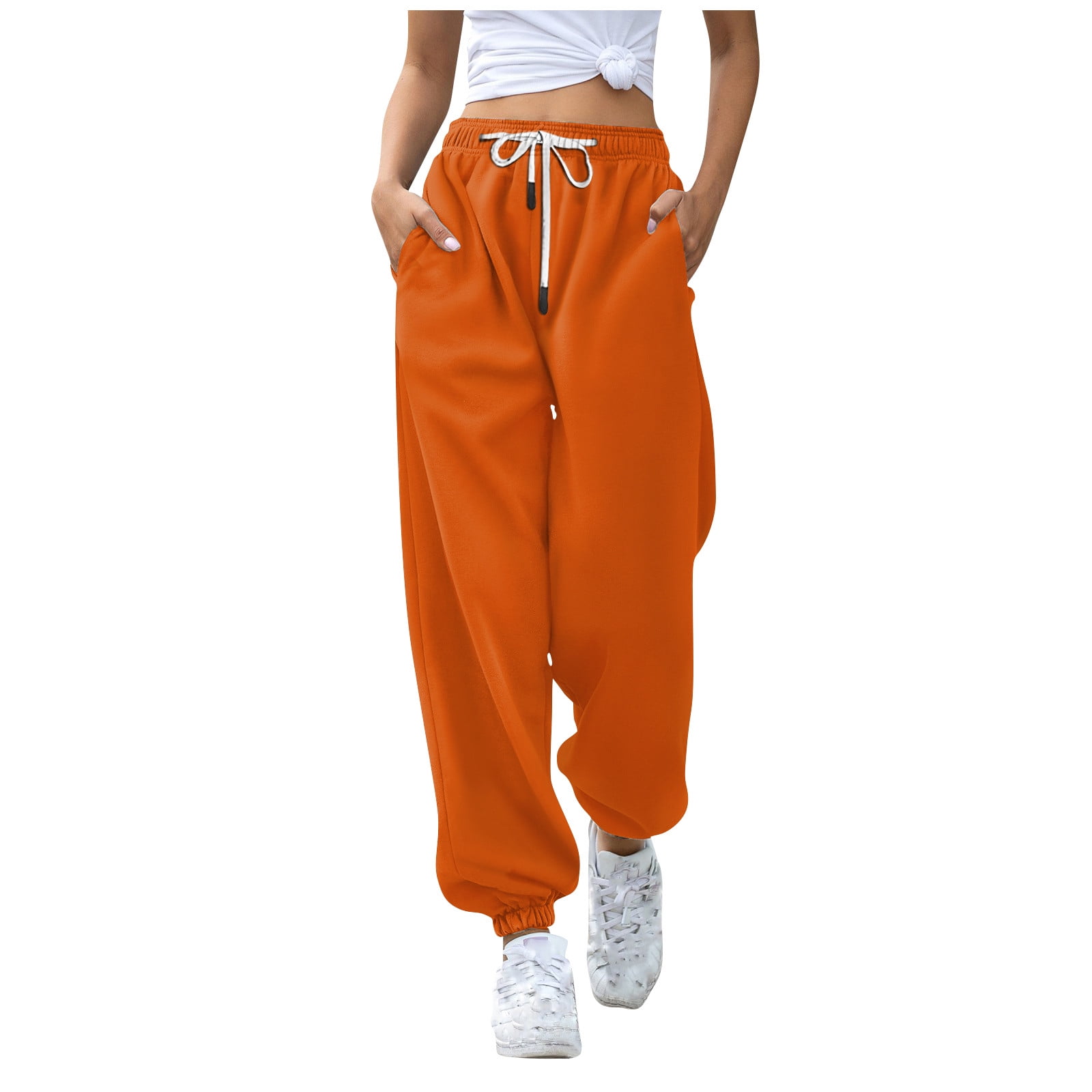  Womens Cinch Bottom Sweatpants Lounge Comfy Joggers Comfy  Training Track Pant Casual Loose Drawstring Pockets Pants Purple :  Clothing, Shoes & Jewelry