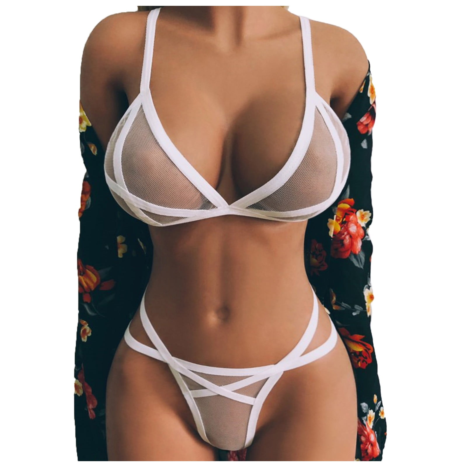 What is Lingerie Sexy Women′ S Clothing to Mesh Transparent Bras