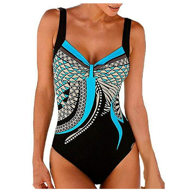 TQWQT Women's One Piece Swimsuit Tummy Control Swimwear Slimming