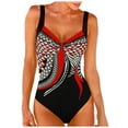thumbnail image 1 of TQWQT Women's One Piece Swimsuit Tummy Control Swimwear Slimming Vintage Bathing Suits, 1 of 5