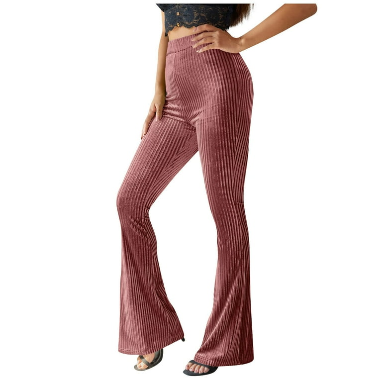 Velvet slim cheap leg trousers