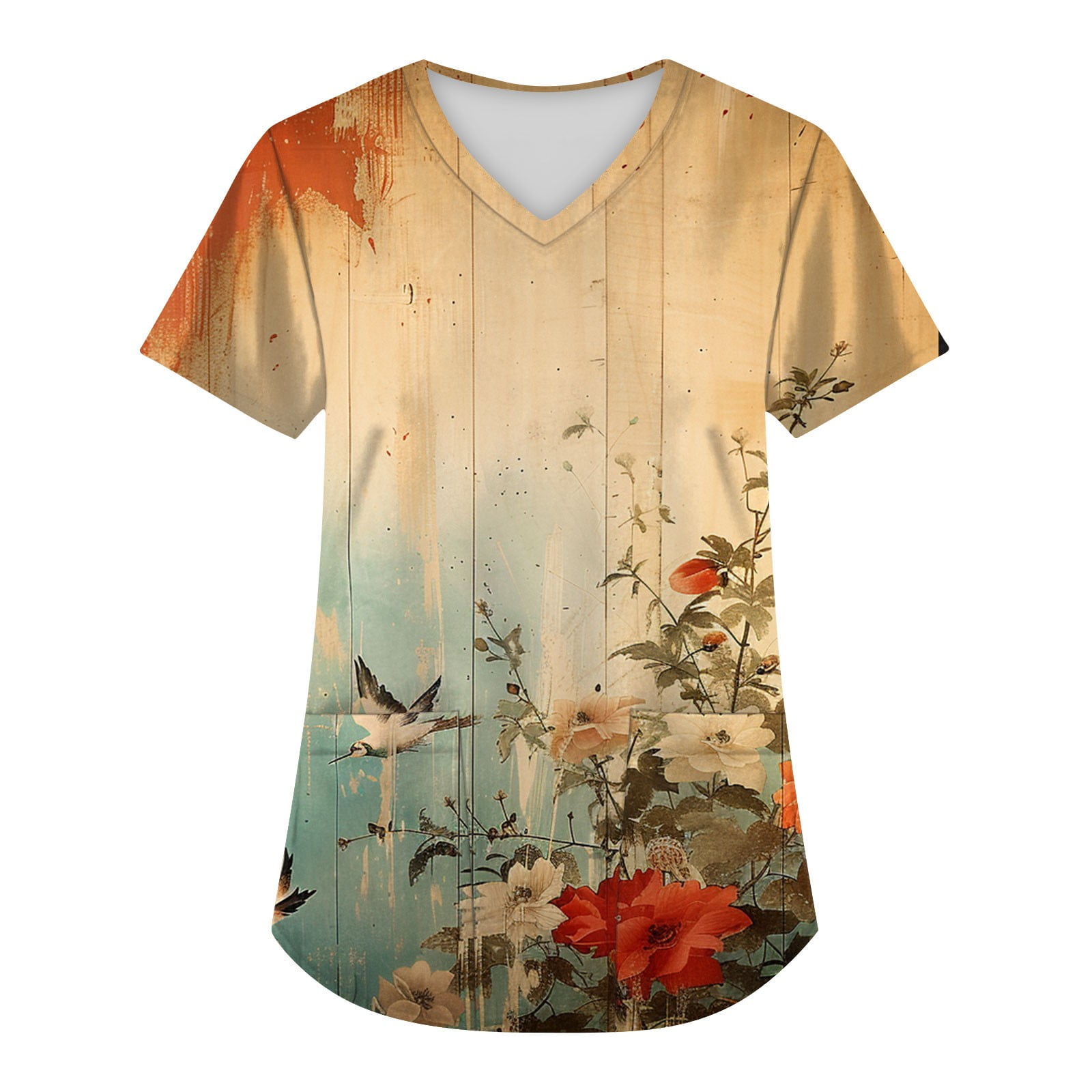 Spring scrub tops deals