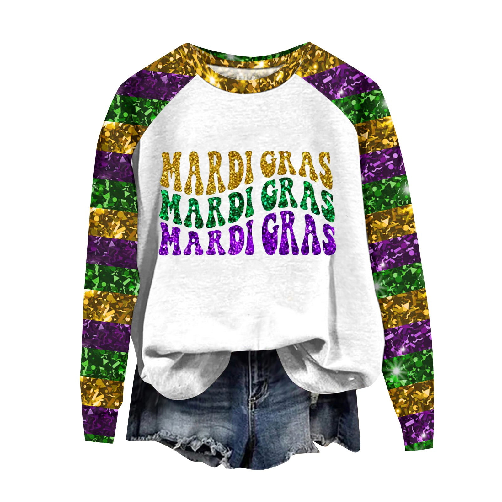 cute mardi gras tops