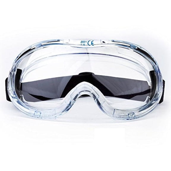 TR Industrial Anti-Fog Approved Wide-Vision Lab Safety Goggle, ANSI Z87.1 Approved