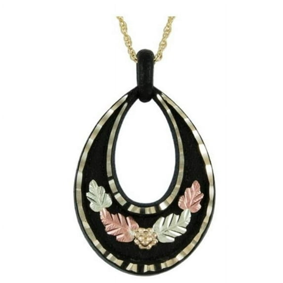 TR Jewelry Concepts G C25910-BR CCO 12K Alloy Black Hills Gold Pendant, Brass