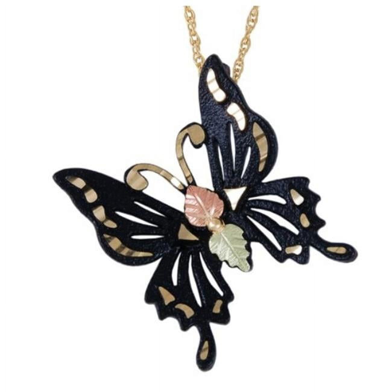 TR Jewelry Concepts G C26008-BR CCO 12K Black Hills Gold Butterfly Charm, Brass
