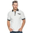 thumbnail image 1 of TR Men's Lightweight Fashion Polo Shirt by 9 Crowns Essentials (White, Small), 1 of 2