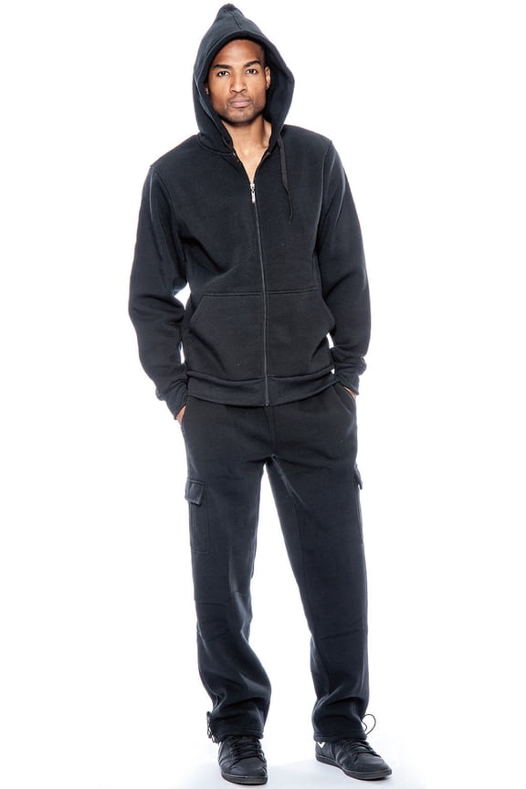 TR Men's Lightweight Sport Hoodie Sweatsuit by 9 Crowns Essentials