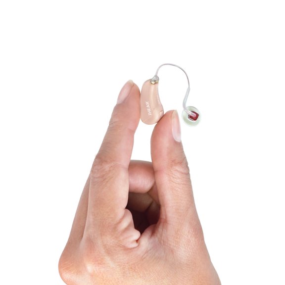 TRēO™ by iHEAR® 3-IN-1 HEARING AMPLIFIER, Amplifies Sound, Clarifies Speech, Suppresses Noise, Personal Sound Amplifier Product from iHEAR® Medical (Beige, Right Ear)