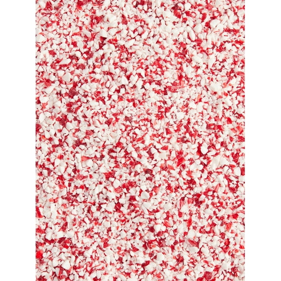 TR Toppers Inc. Crushed Peppermint Dessert Sprinkles & Decorations, Red and White, 2 lbs