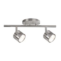 TR10015-BN-Kuzco Lighting-Lyra - 11W 2 LED Track Light-5.75 Inches Tall and 4.88 Inches Wide-Brushed Nickel Finish