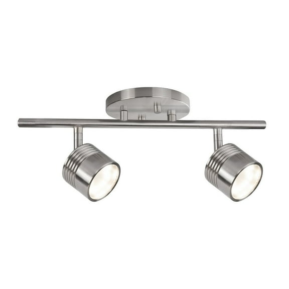 TR10015-BN-Kuzco Lighting-Lyra - 11W 2 LED Track Light-5.75 Inches Tall and 4.88 Inches Wide-Brushed Nickel Finish